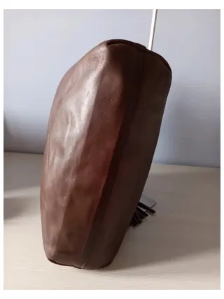 Borsa Artigianale Vera Pelle Marrone