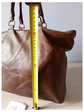 Borsa Artigianale Vera Pelle Marrone