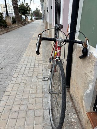 Bicicleta carretera vintage Orbea roja