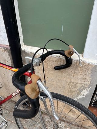Bicicleta carretera vintage Orbea roja
