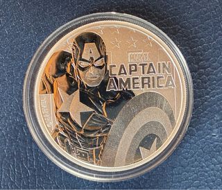 Onza Plata Capitán América Marvel 2019