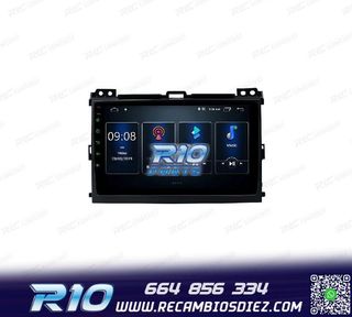 RADIO GPS ANDROID 12 PARA TOYOTA LAND CRUISER 02-09