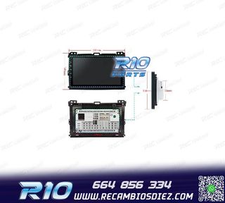 RADIO GPS ANDROID 12 PARA TOYOTA LAND CRUISER 02-09