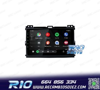 RADIO GPS ANDROID 12 PARA TOYOTA LAND CRUISER 02-09