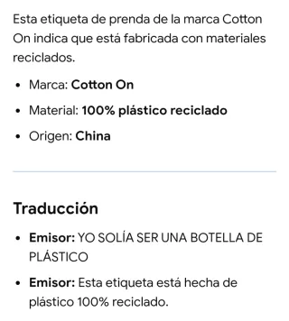 Sudadera cotton on material reciclado talla L