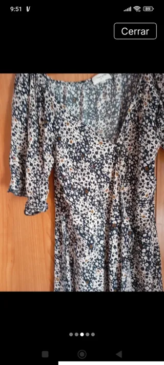 Vestido largo estampado floral