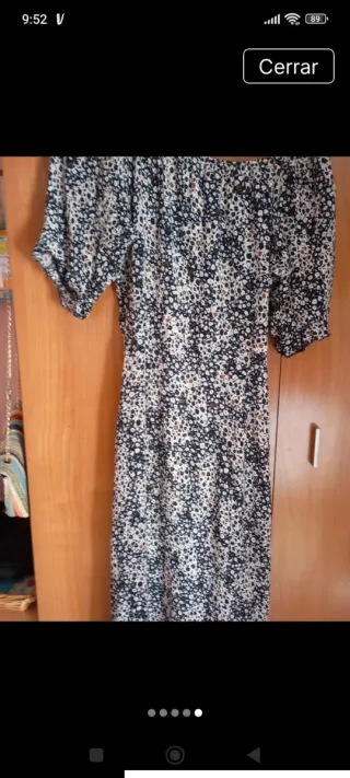 Vestido largo estampado floral