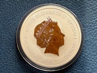 Onza Plata Black Panther Marvel 2018