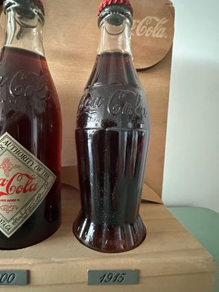 Collezione bottiglie Coca Cola