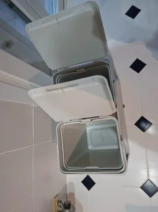 Cubos de basura extraíbles Ikea (2 unidades)