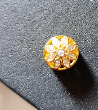 Charm Pandora Flor Baño Oro