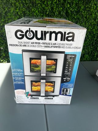 Freidora Aire Doble Gourmia Nueva 10.4L
