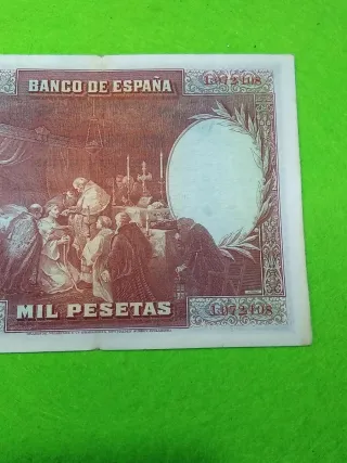 Billete 1000 Pesetas Banco de España 1928 usado