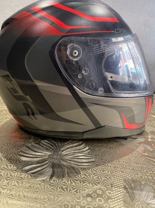 Casco HJC C70 Negro y Rojo