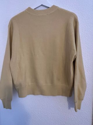 Jersey Zara Amarillo mantequilla Talla S