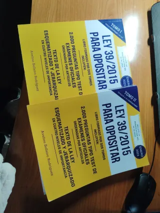 Libros ley 39. Lo ➕ preguntado en cualquier opo