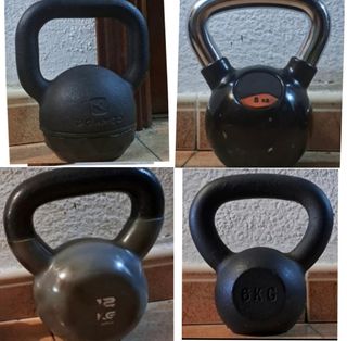 PESAS RUSAS DE 12KG 8KG 6KG KETTLEBELLS 8K