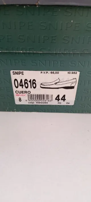 Mocasines de cuero SNIPE marrón para hombre