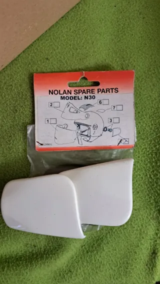 Nolan N30 placche laterali bianche