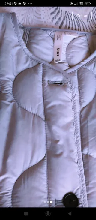 Chaqueta acolchada fina .