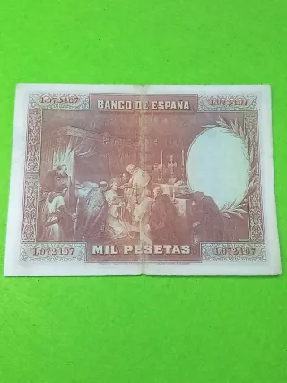 Billete 1000 Pesetas Banco de España 1928 usado