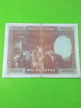 Billete 1000 Pesetas Banco de España 1928 usado