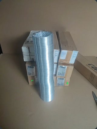 Tubo flexible aluminio 102x10