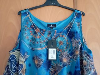 VESTIDO DE TIRANTES A CAPAS SIN ESTRENAR