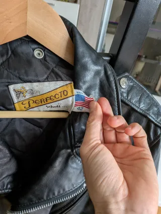 Cazadora Cuero Schott 115 Talla 42