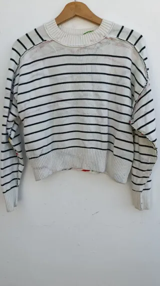 Jersey Desigual Talla Única Multicolor Rayas