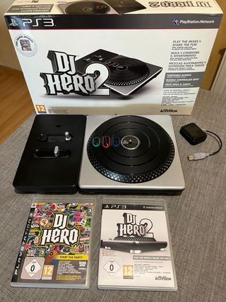 DJ Hero 1 y 2 con Mesa de mezclas (PS3)