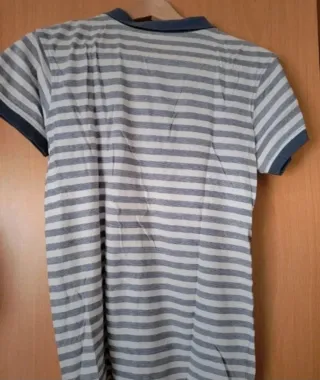 Polo Rebel rayas azul y blanco 13 años