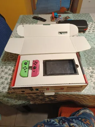 Nintendo Switch Lote Mandos Juegos Cables