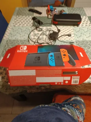 Nintendo Switch Lote Mandos Juegos Cables