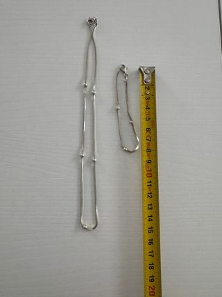 Conjunto collar y pulsera plata