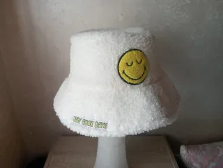 Bucket hat peluche unisex - Smiley