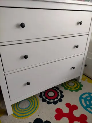Cómoda Ikea 3 cajones blanca