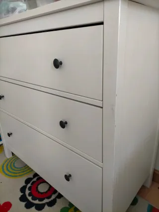 Cómoda Ikea 3 cajones blanca