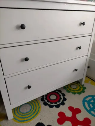 Cómoda Ikea 3 cajones blanca