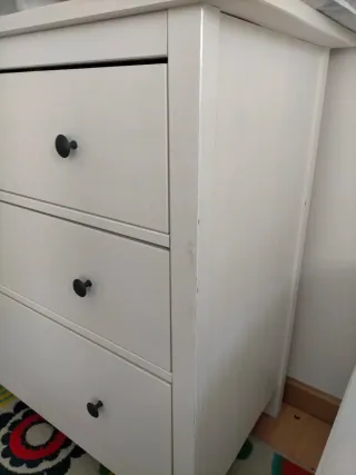 Cómoda Ikea 3 cajones blanca