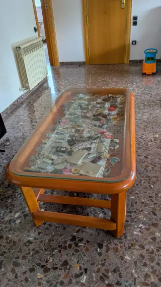 Mesa y 6 Sillas Comedor Provenzal Madera