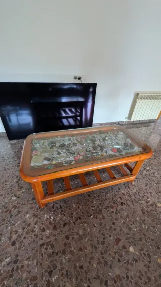 Mesa y 6 Sillas Comedor Provenzal Madera