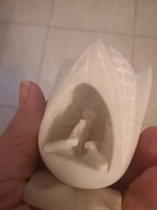 Presepe Natività in alabastro