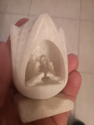 Presepe Natività in alabastro