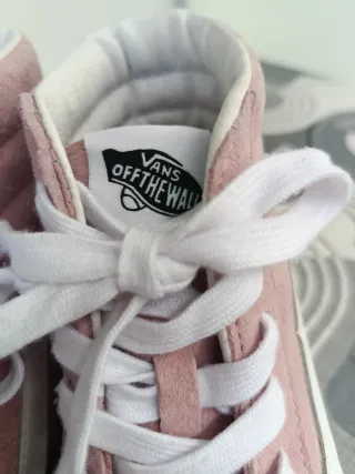 Zapatillas Vans Mujer Rosas Originales. Talla 40