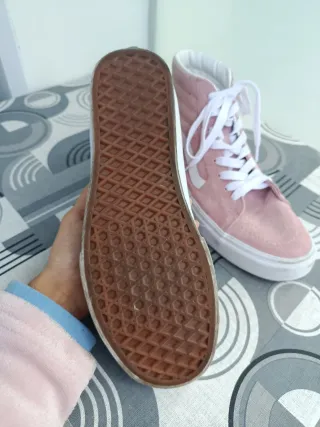 Zapatillas Vans Mujer Rosas Originales. Talla 40