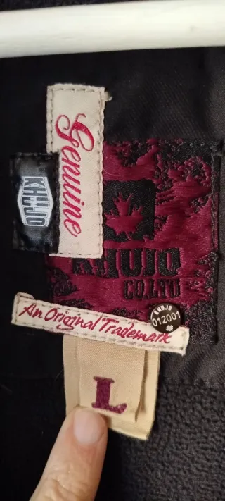 Cazadora Khujo Negra Talla M