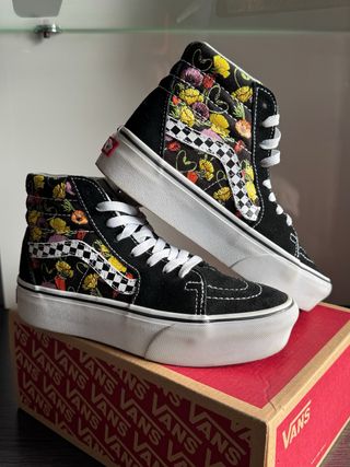Zapatillas Vans SK8-Hi florales talla 35