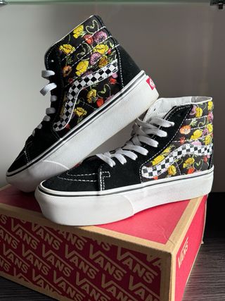 Zapatillas Vans SK8-Hi florales talla 35