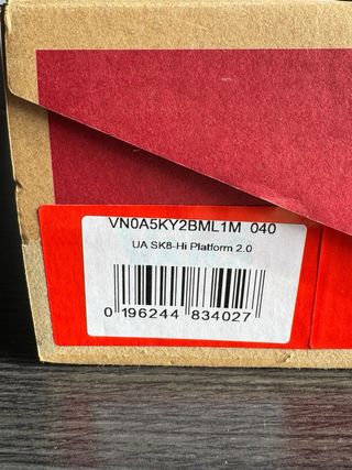 Zapatillas Vans SK8-Hi florales talla 35